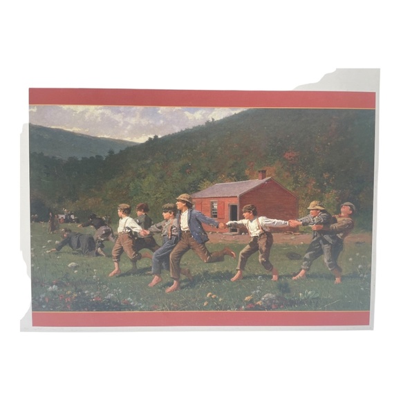 Pomegranate 1000 Piece Puzzle, Winslow Homer "Snap The Whip" 1872 Oil Painting - Picture 2 of 6